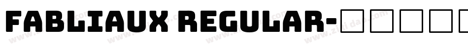 Fabliaux Regular字体转换